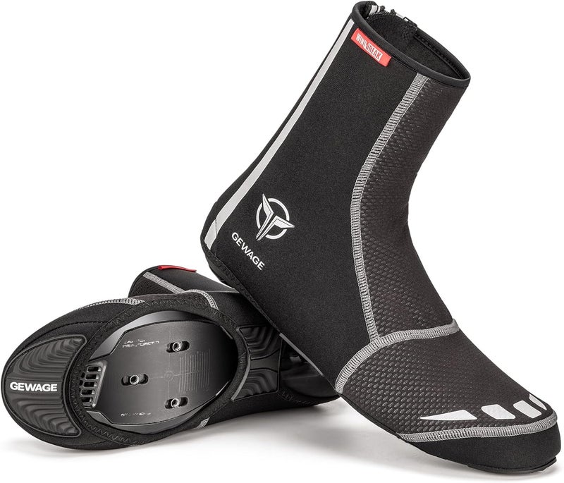 GEWAGE Cycling Shoe Covers -Warm Bike Shoe Covers - Windproof Mountain Road Cycling Overshoes - Cycling Shoe Cover for Men Women - Image 1